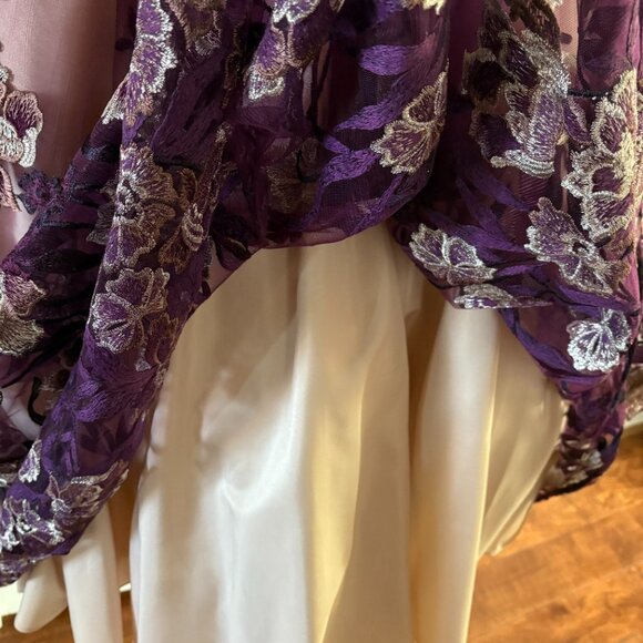 Plum Purple Prom Dress Size 2 Size 4 - Picture 8 of 14